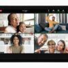 Any video conferencing application can utilize the iPad Pro’s extravagant zoom and dish camera