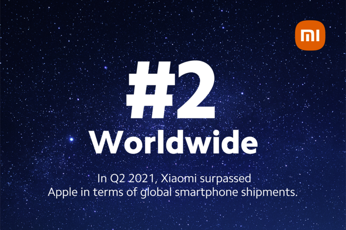 Xiaomi overwhelms Apple as number two cell phone seller for first time